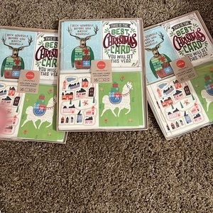 3 sets Christmas cards 16 in each box.
